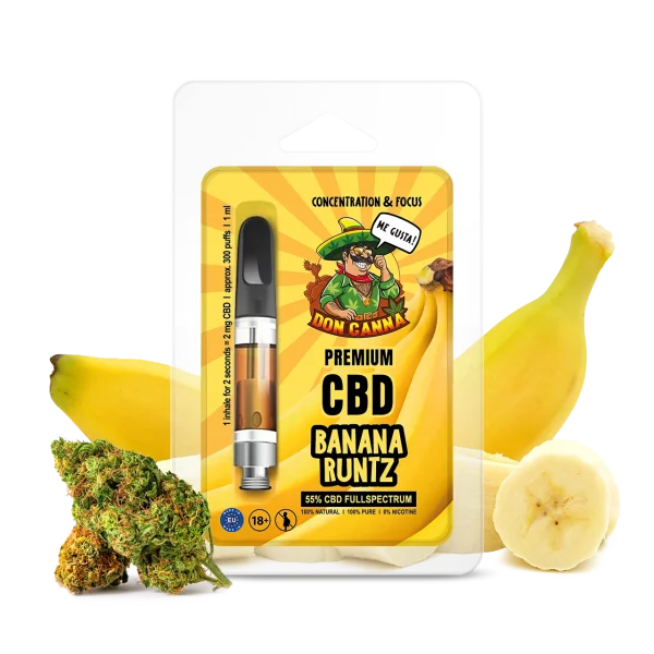 Don Canna CBD Vape Liquid Banana Runtz B2B